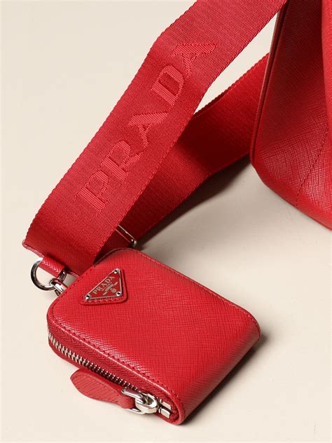 prada handtasche schwarz rot|prada clutches and evening bags.